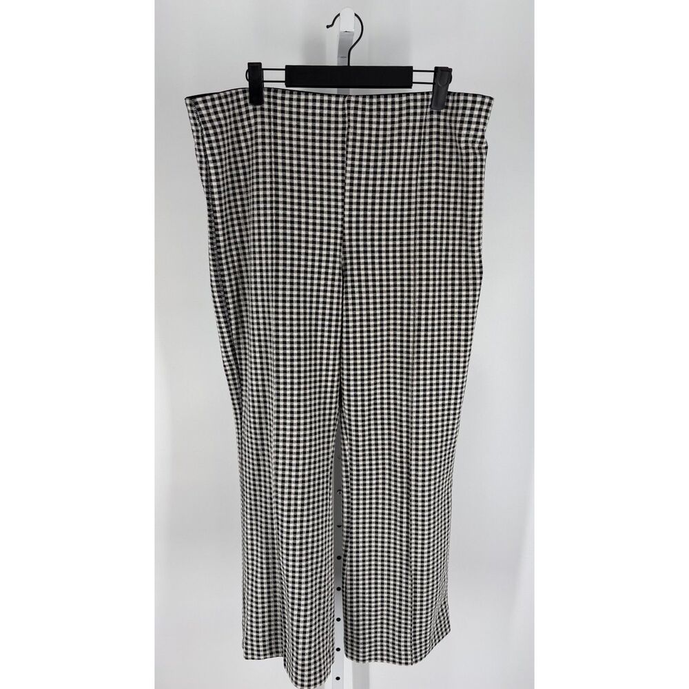 Maeve by Anthropologie black and white gingham pants